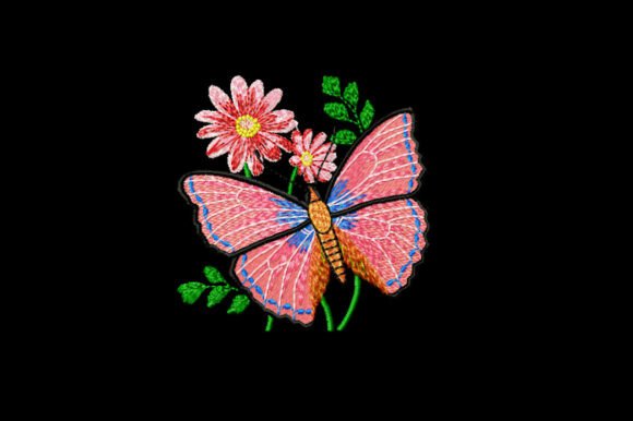 Butterfly and Flowers Embroidery Pattern: A Seller’s Perspective
