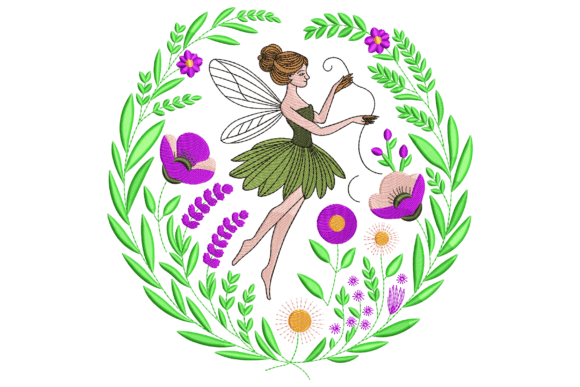 Fairy with Flowers Embroidery Design Review for Craft Fair Success