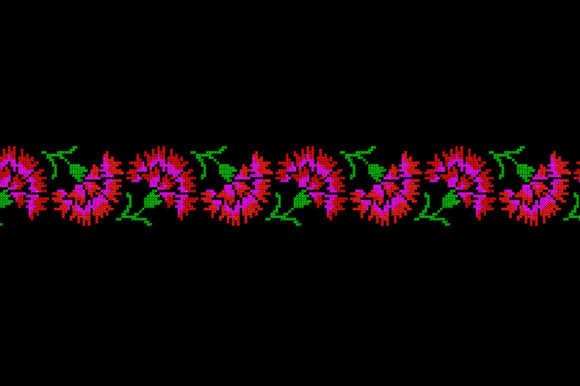 Flowers Border Embroidery Patterns: A Touch of Nature for Handmade Gifts