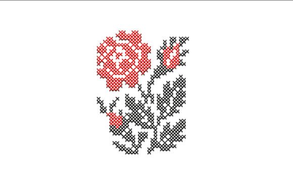 Flowers Cross Stitch Embroidery Review for Business Use