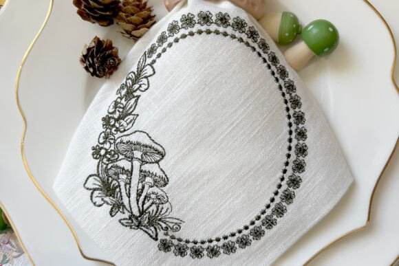 Frame with Mushrooms Machine Embroidery Review