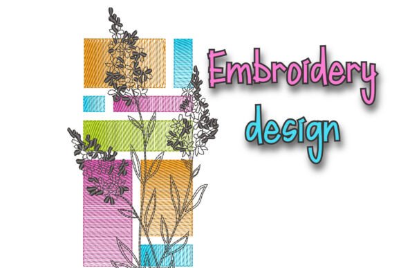 Lavender Flowers Embroidery Design Review for Personalized Gifts