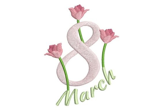 March 8 Flowers Embroidery Design Review