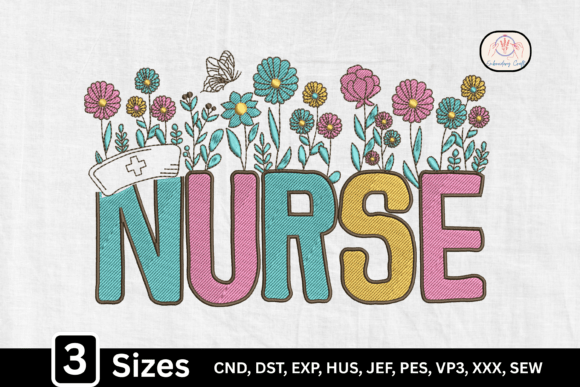 Pastel Garden Growing Wildflower Nurse