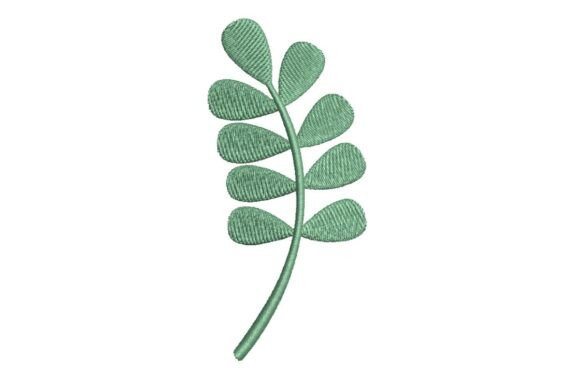 Textured Botanical Leaf Branch: A Seasonal Embroidery Design Review